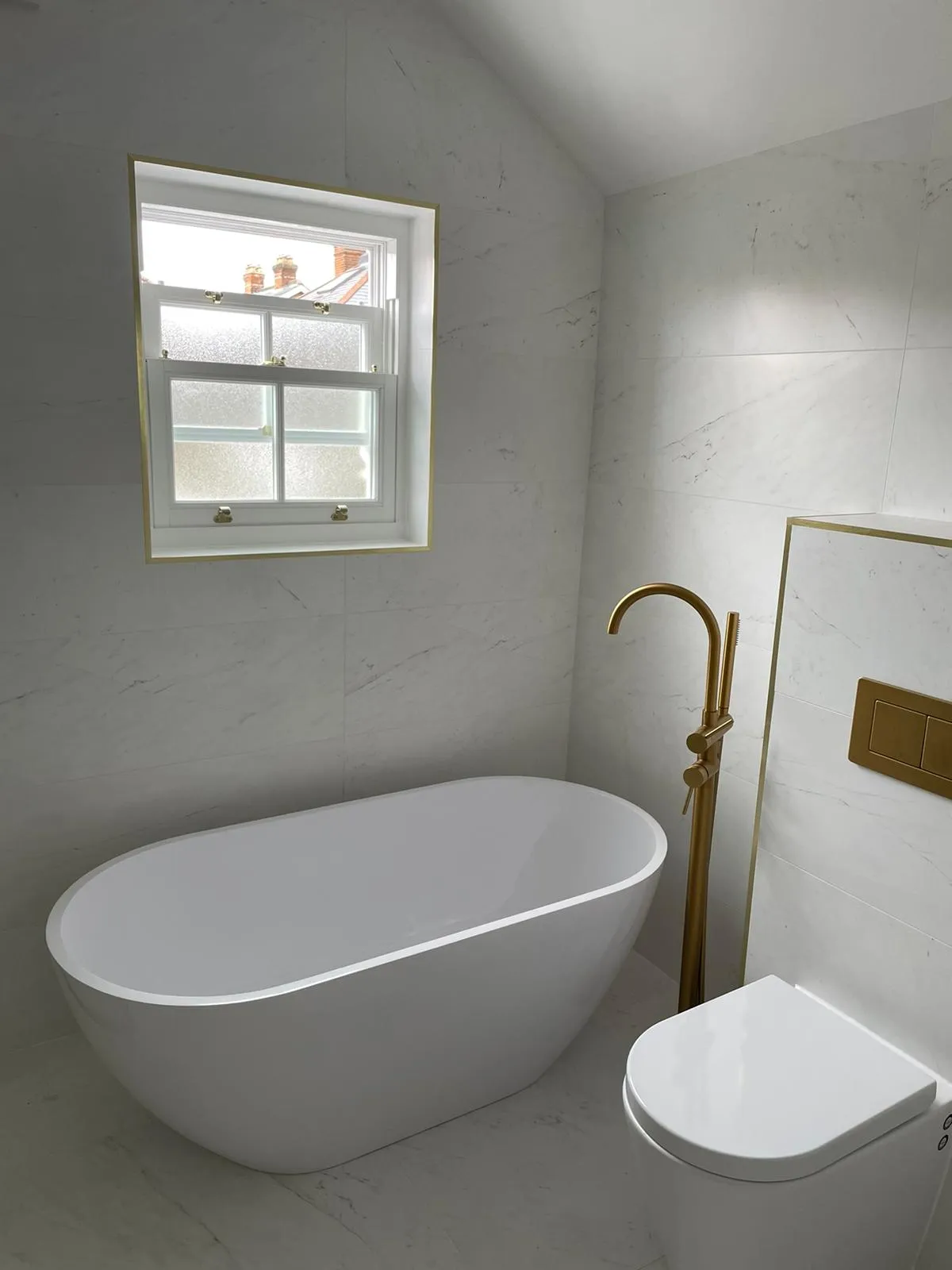 refurbished bathroom