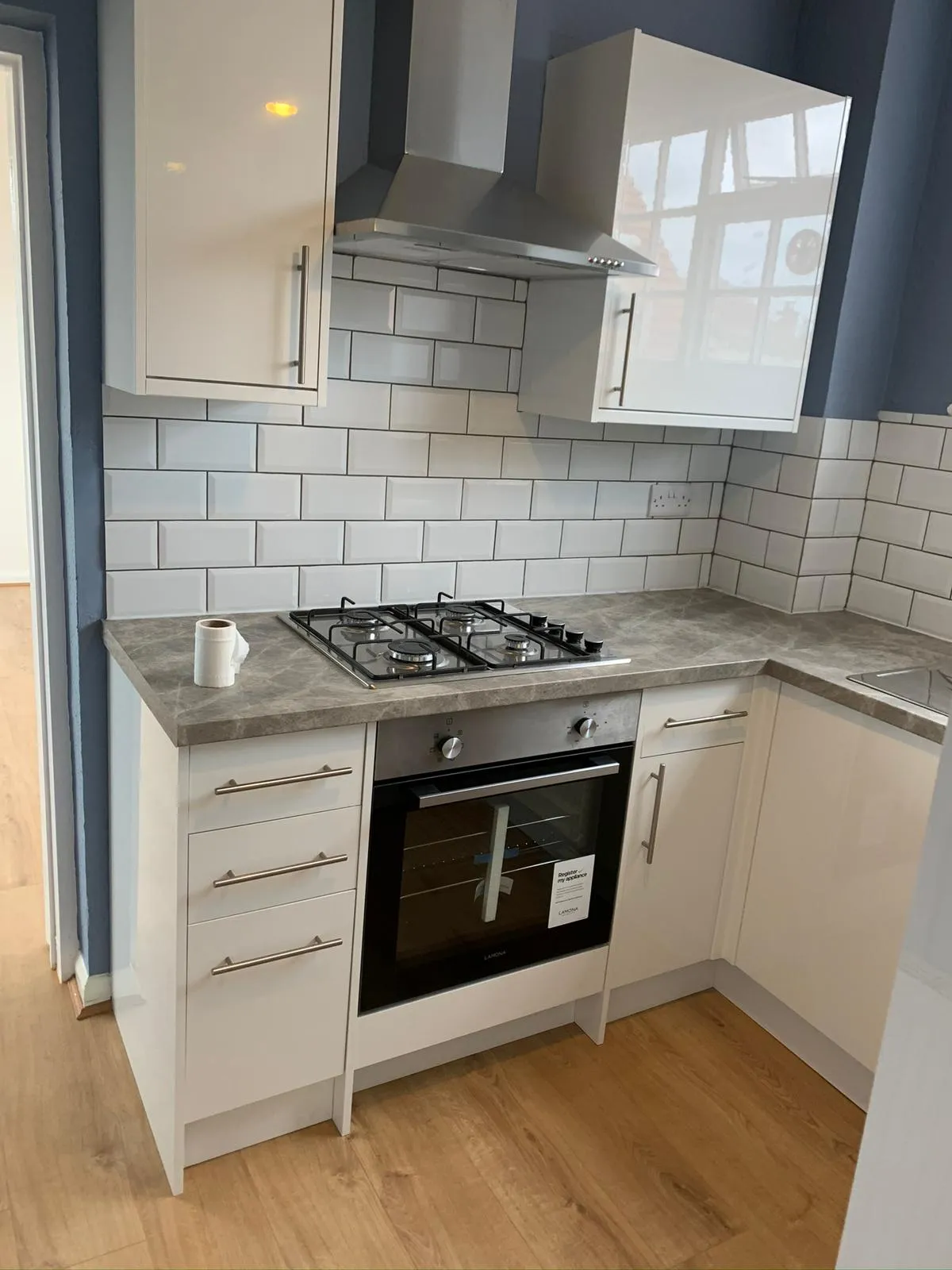 close up of a hob from kitchen refurbishment