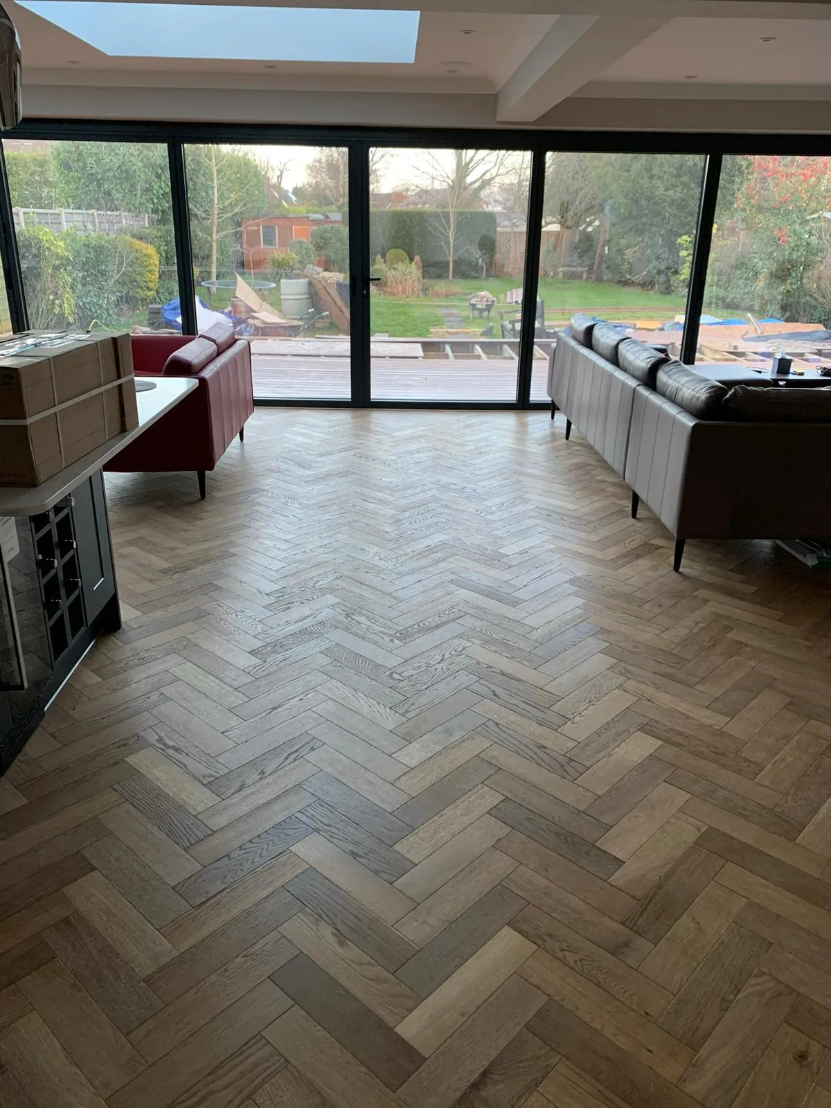 inside house extension